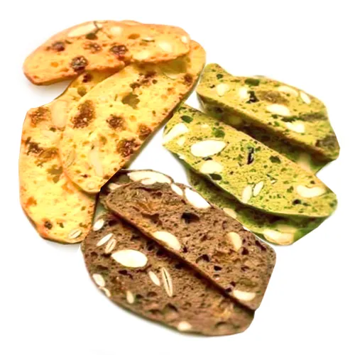 Bánh Biscotti Mix 3 Vị Siêu Hạt (500g) - Đặc sản NAFARM chính hãng