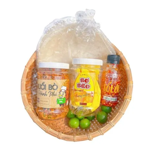 Bánh tráng mix 4 món - Đặc sản NAFARM chính hãng