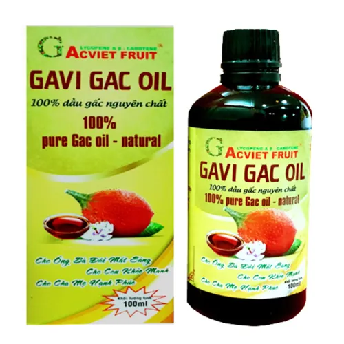 Dầu Gấc Nguyên Chất (200ml) - Đặc sản NAFARM chính hãng